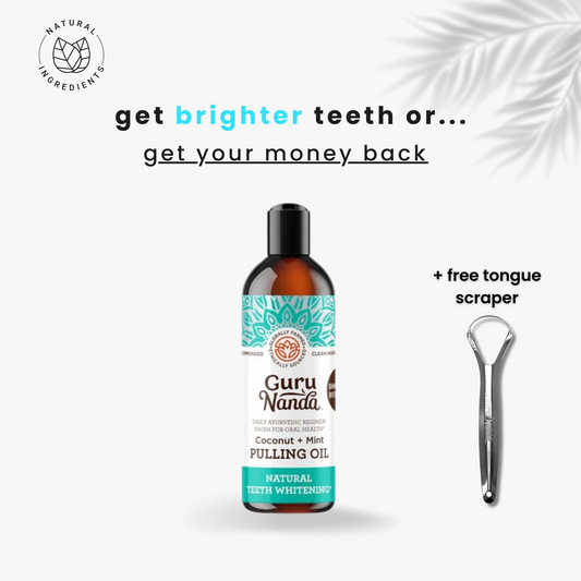 Guru Nanda's natural whitening pulling oil